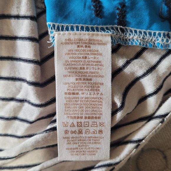 Free People Ivory North South Tank Top Embroidered  Womens Small - Picture 7 of 10